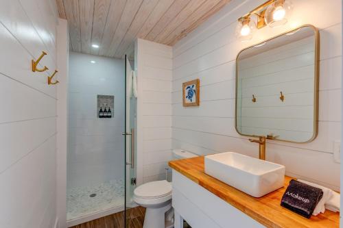 Un baño de Elbow Reef