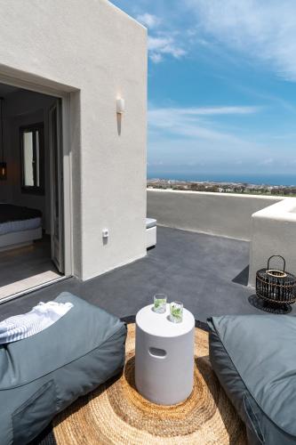 Balcon ou terrasse dans l'établissement Maeva Suites Santorini