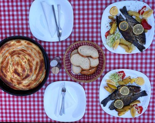 Mad på bed and breakfast-stedet eller i nærheden