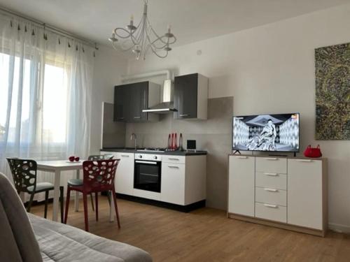 Η κουζίνα ή μικρή κουζίνα στο Apartment Forte48