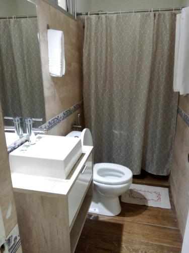 Koupelna v ubytování Arsamici Hotel