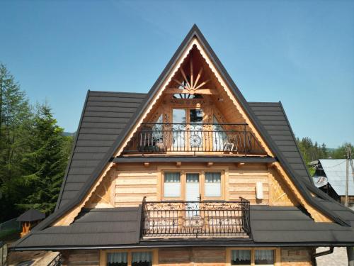 Bygningen som feriehuset ligger i