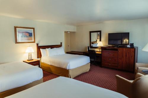 Un pat sau paturi într-o cameră la The Durango Lodge