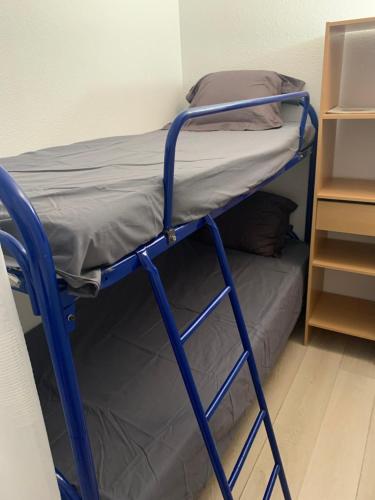 Postel nebo postele na pokoji v ubytování Appartement f2 bord de mer