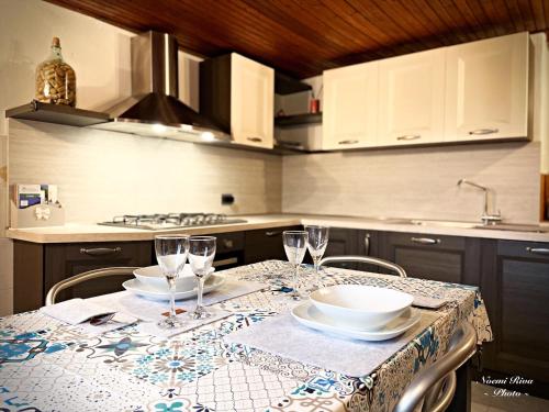 Η κουζίνα ή μικρή κουζίνα στο Cà al Borgo