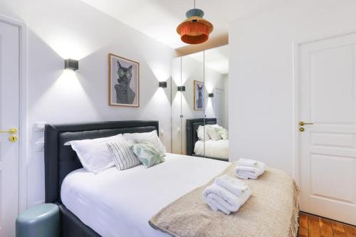 Élégant appartement 1 chambre pour 4 personnes au cœur de Paris, à Bastille