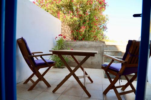 Balkón nebo terasa v ubytování Paros Home