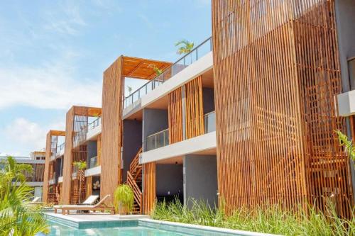 Piscine de l'établissement Studio Beira Mar de Tatuamunha, Rota dos Milagres ou située à proximité