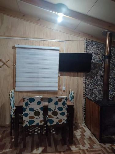 TV a/nebo společenská místnost v ubytování Casa Flor Austral