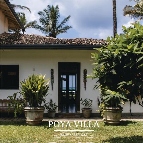 Zahrada ubytování Poya Villa Ahangama