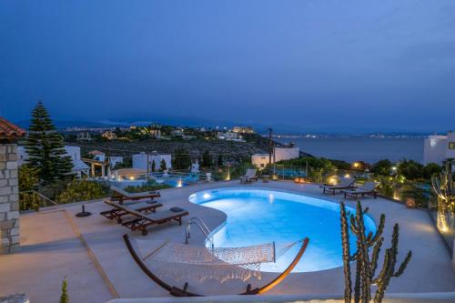 Seaview Villa Ormos, Heated Pool, Sea & Sun Villas