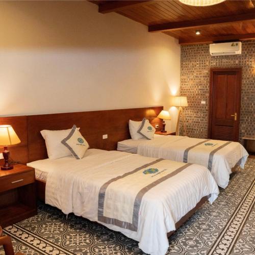 Hòa Nam Hotelにあるベッド