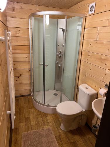 Koupelna v ubytování Penzion Lesní Zátiší- Harrachov