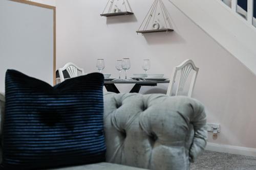 Posezení v ubytování Hurrell House