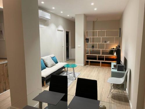 Зона вітальні в Apartamento moderno de 70 metros a 300 metros de la playa