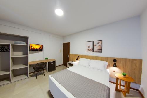 Katil atau katil-katil dalam bilik di Flipper Hotel