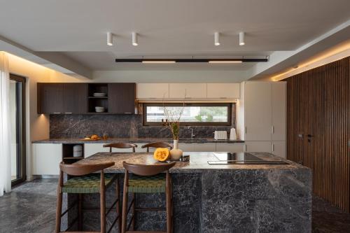 Beachfront Linum Escape Retreat with a Heated Pool