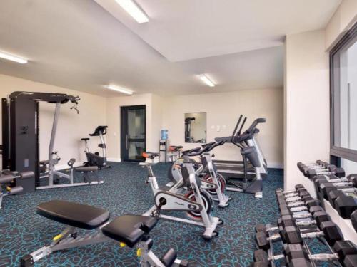 Fitness centrum a/nebo fitness zařízení v ubytování The Regency Aparthotel