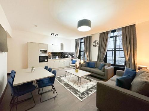 Kuchyň nebo kuchyňský kout v ubytování Mulberry Aparthotel Newcastle Gateshead