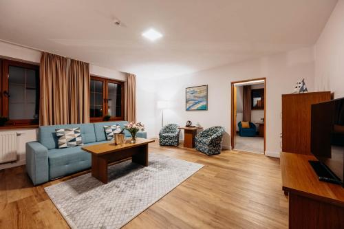 Χώρος καθιστικού στο HOTEL CICHA WODA NIEPORĘT