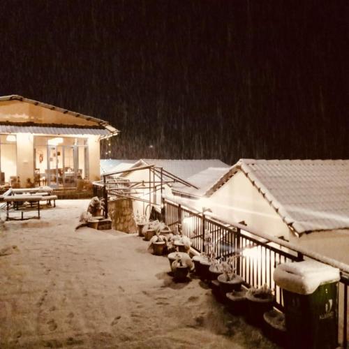 Faraway Cottages, Auli v zimě