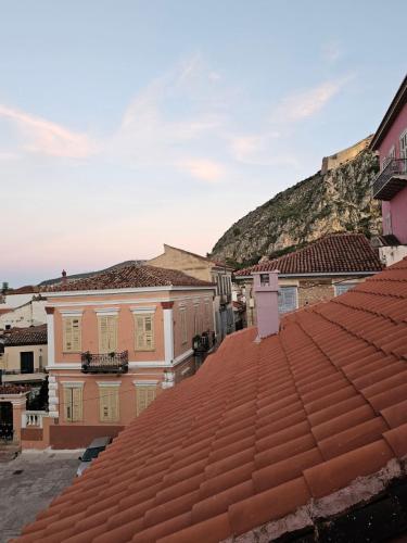 a view from the roof of a building at Kallisti Luxury rooms in Nafplio
