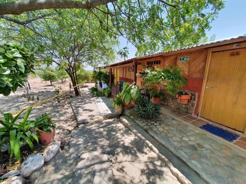 Zahrada ubytování Hostal Sol de Verano Doña Lilia