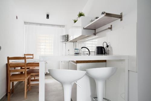 Η κουζίνα ή μικρή κουζίνα στο APARTAMENT PRZY RYNKU II