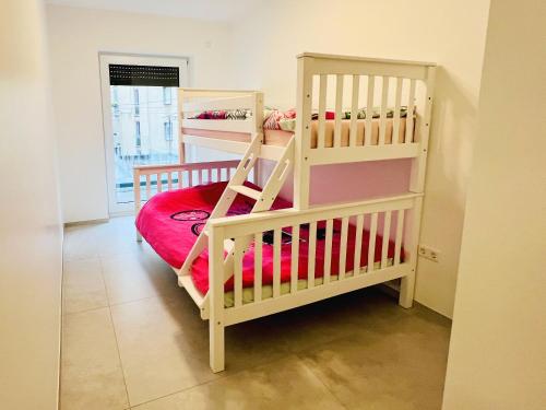 Postel nebo postele na pokoji v ubytování Appartement - Rue du Canal