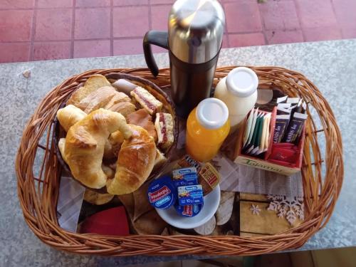 Morgenmad for gæster der bor på Complejo Tajamar