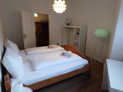Katil atau katil-katil dalam bilik di HeimatHerz Hotel Garni