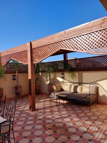 Un lugar para sentarse en Riad Espressino exclusive Marrakech