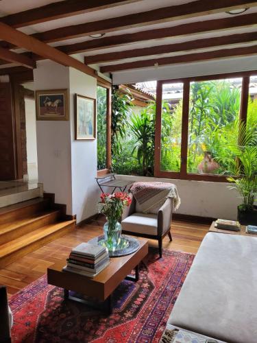 Et opholdsområde på Casa Guapa Coliving