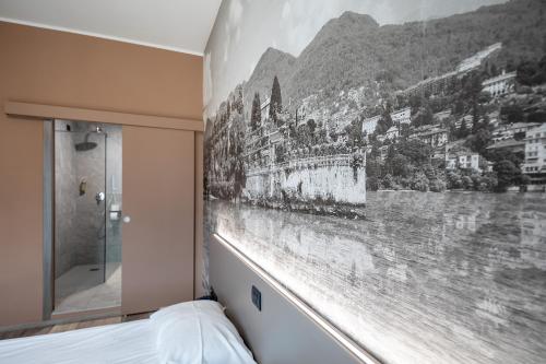 Nespecifikovaný výhled na hory nebo výhled na hory při pohledu z hotelu