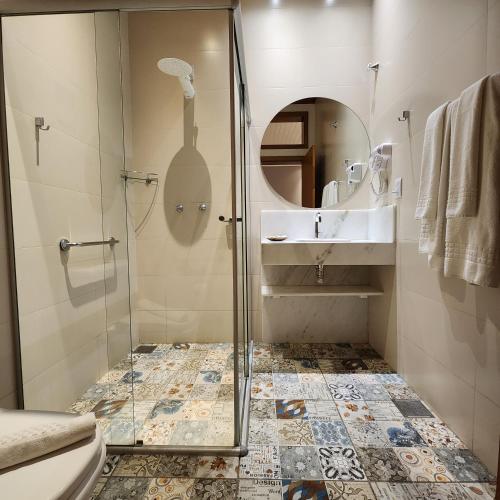 Ένα μπάνιο στο Hotel Estilo de Minas