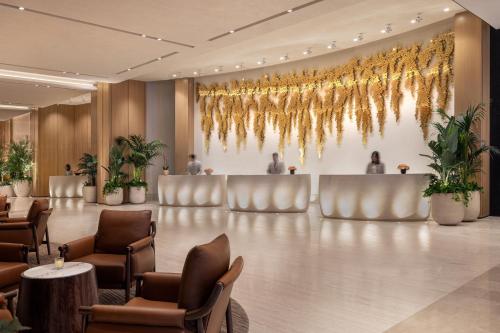 a large lobby with chairs and a waiting room at Durango Casino & Resort in Las Vegas
