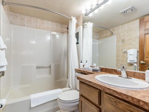 Koupelna v ubytování Hotel Vienna