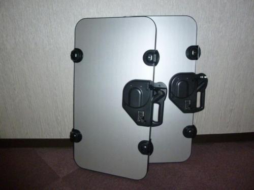 a white cabinet with two doors with two seats at Hotel Wakow - Vacation STAY 21988v in Yonago