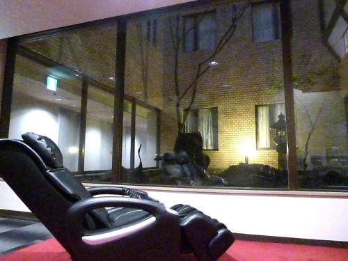 a view of a building through a window at Hotel Wakow - Vacation STAY 22137v in Yonago