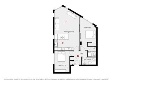 Gambar di galeri bagi Glas-Go 2 bedroom Apartment 3 min walk to SECC Hydro FREE PARKING ONSITE di Glasgow