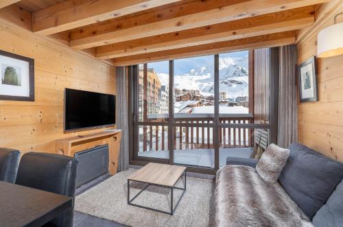 Val Thorens-Cosy Duplex avec Vue Silveralp 681の見取り図または間取り図