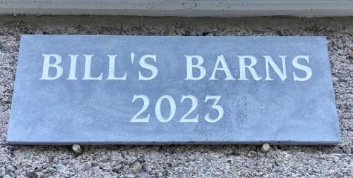 a sign that reads billis barns on the ground at Bill's Barns, Apartment 1 in Kenmare