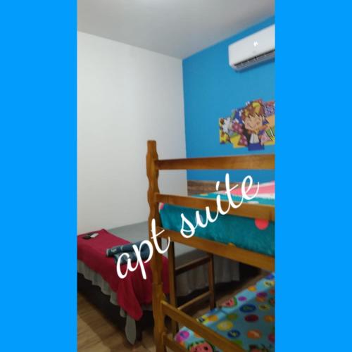 Postel nebo postele na pokoji v ubytování Pousada Flats Alegria
