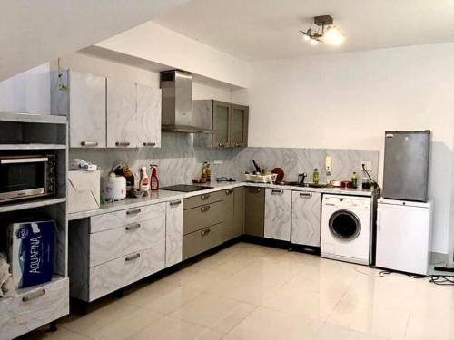 Kjøkken eller kjøkkenkrok på Gia Khôi Homestay