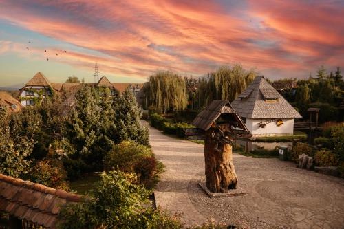 Zahrada ubytování Etno Village Cardaci