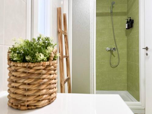 Ένα μπάνιο στο Apartamentos Gredos 104
