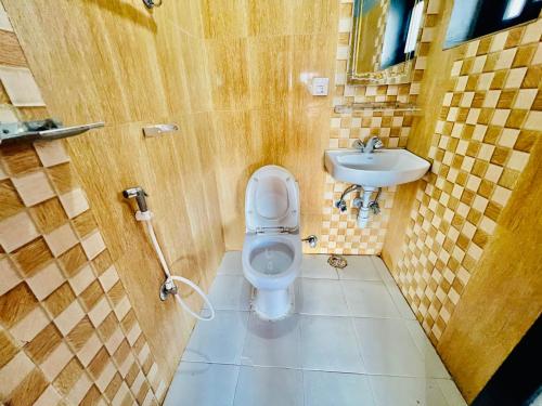 Baðherbergi á Hotel Donosti Pokhara