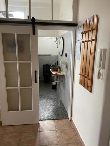 Koupelna v ubytování Apartmán Lucián