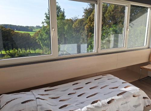 En eller flere senge i et værelse på inlimburgopvakantie