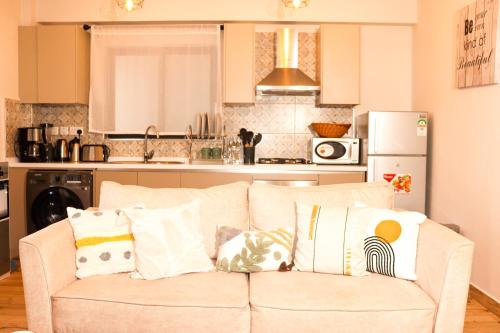 Virtuve vai virtuves zona naktsmītnē Elite Residence-Kasty Apartments
